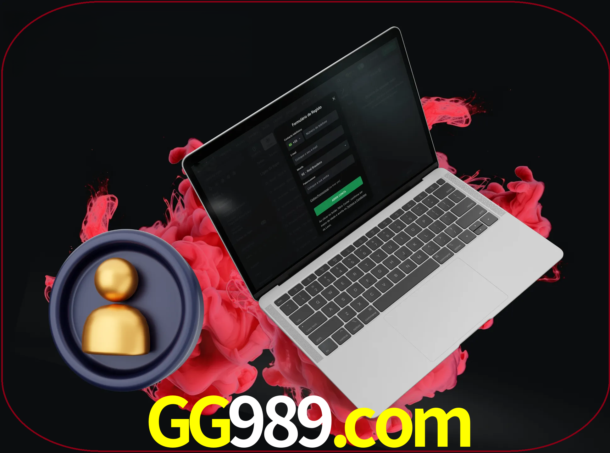 No cabeçalho do site gg989, clique no botão que o levará a um formulário especial onde terá de introduzir as suas informações actuais.